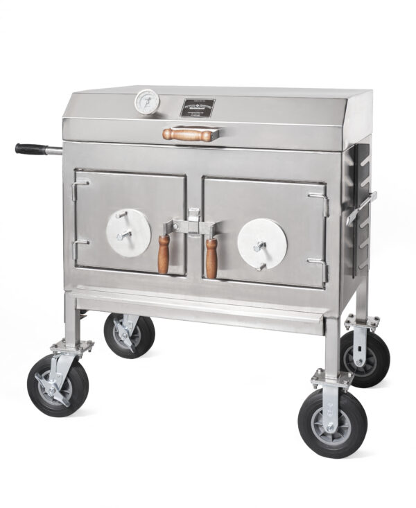 Stainless Steel Flattop Adjustable Charcoal Grill